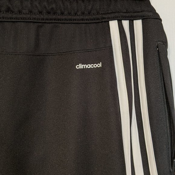 Iconic Adidas Track Pants Joggers Black 3 Stripe - Picture 11 of 13